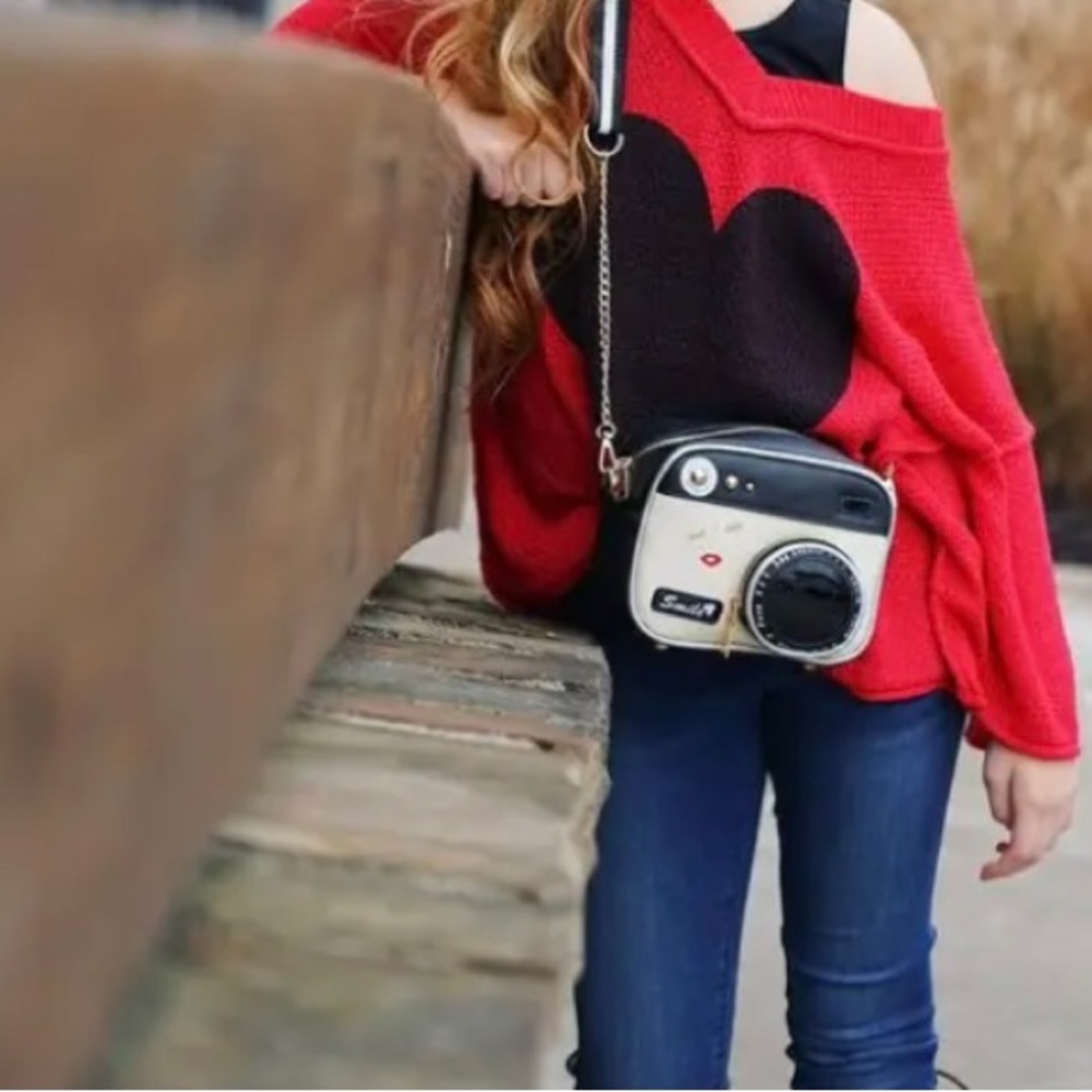 Flashy Camera Handbag NWT